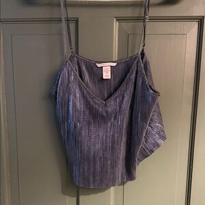 Victoria's Secret Shimmering Navy Camisole